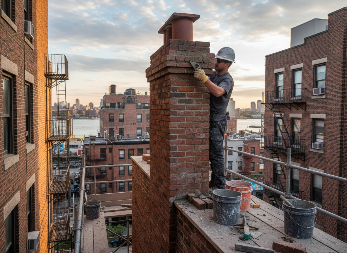 Chimney Masonry Repair in West New York, NJ