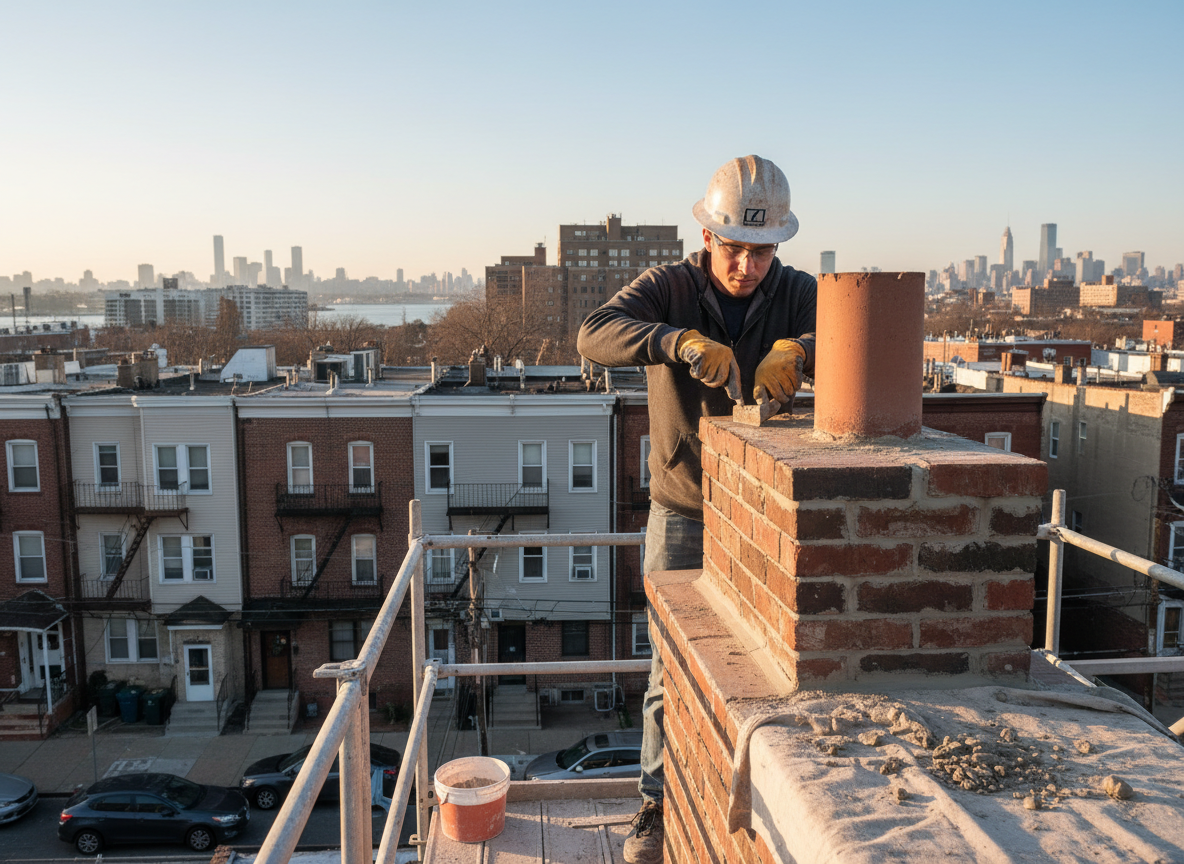 Chimney Tuckpointing in West New York, NJ