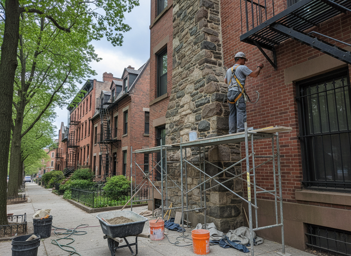 Stone Chimney Repair in West New York, NJ